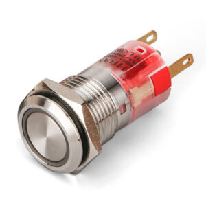 EV Expert Antivandal tlačítko 3,3V s RGB LED podsvícením