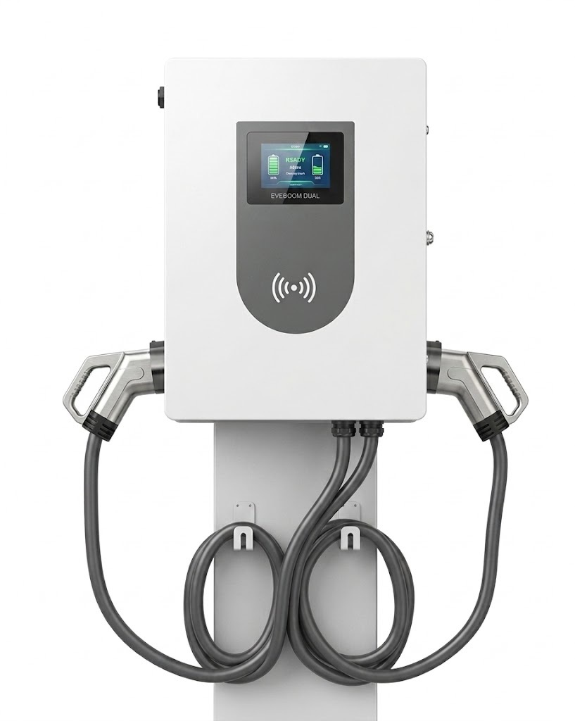 EVEBOOM 40 / 60 kW – rychlonabíjecí DC stanice pro elektromobily se 2× CCS2