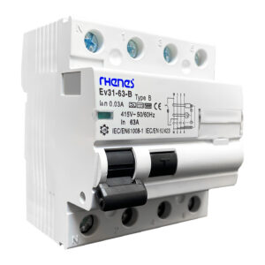 Rhenes EV31-63-B – proudový chránič typu B pro nabíjení elektromobilů