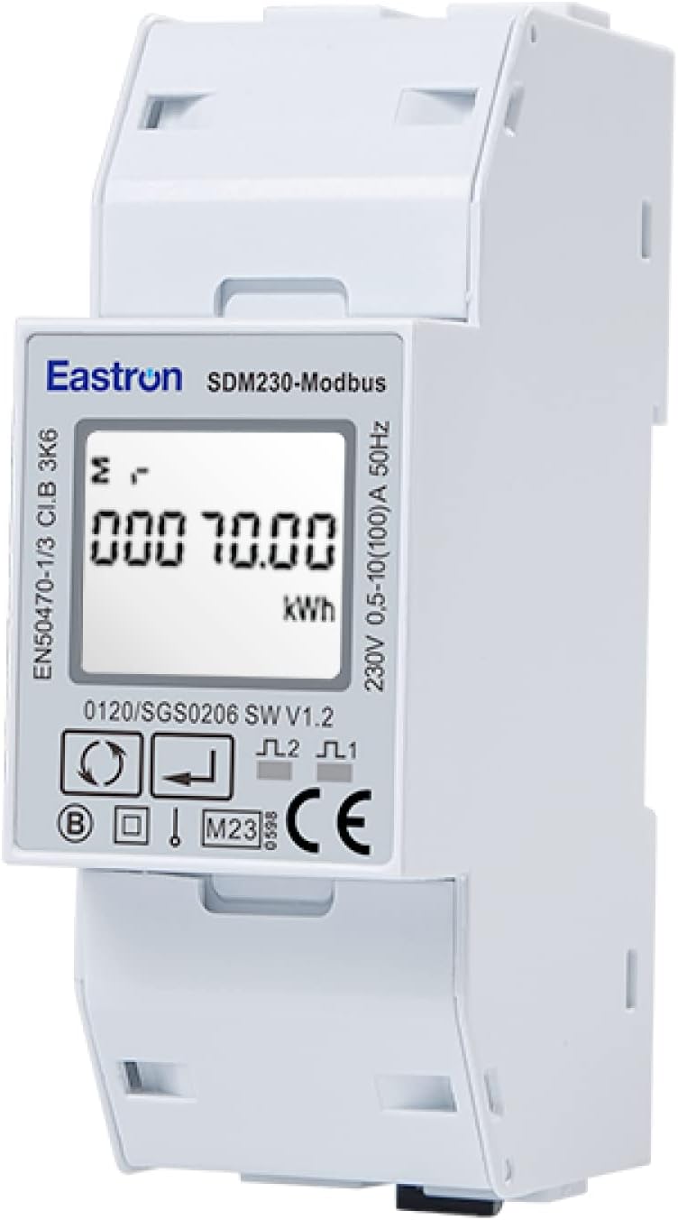 EASTRON SDM230-MODBUS MID – jednofázový digitální elektroměr s komunikací Modbus